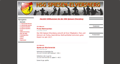 Desktop Screenshot of hsg-spiesen-elversberg.de